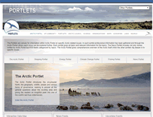 Tablet Screenshot of portlets.arcticportal.org